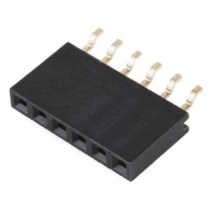 2.54mm Pitch Female Header Connector Height 8.5mm SMT